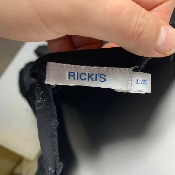 Ricki's beaded large Black Women's Dress - Picture 4 of 7